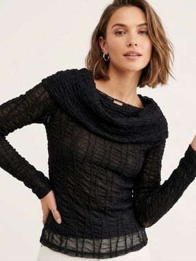 Free People Soft Lines Top Off The Shoulder